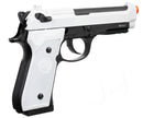ANM CUSTOMS Cerakote UMAREX USA Beretta Mod. 92 A1 Full Auto Co2 GBB Airsoft Pistol by - White