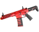 ANM CUSTOMS Cerakote KWA Ronin PDW KeyMod AEG Airsoft Gun - Vulcan Red