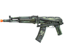ANM Cerakote Custom CYMA Full Metal AK104 Airsoft Gun AEG - Battle Worn Biohazard