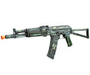 ANM Cerakote Custom CYMA Full Metal AK104 Airsoft Gun AEG - Battle Worn Biohazard