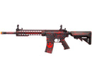 ANM CUSTOMS Cerakote Lancer Tactical M4 KeyMod Airsoft Gun AEG - Battle Worn Rebel