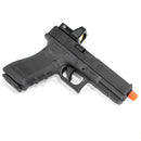 ANM CUSTOMS GLOCK 17 Gen4 GBB Airsoft Pistol w/ Micro Red Dot Sight