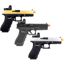 ANM CUSTOMS GLOCK 17 Gen4 GBB Airsoft Pistol w/ Micro Red Dot Sight