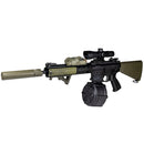 ANM CUSTOMS Jungle Raider 2.0 AEG Airsoft Rifle w/ Drum Magazine