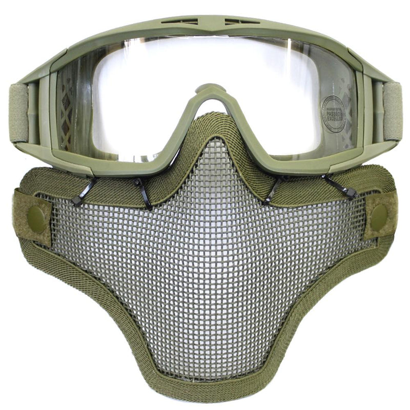 Tactical Airsoft Hunting Metal Mesh Lens Goggle Sports Safety Tactical Airsoft Hunting Metal Mesh Lens Goggle Sports Safety