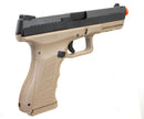 ANM CUSTOMS Cerakote KWA ATP-LE PTP GBB Airsoft Pistol - Dark Earth