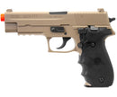 ANM CUSTOMS Cerakote KWA M226-LE Tactical PTP GBB Airsoft Pistol - Dark Earth