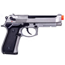 ANM CUSTOMS Cerakote KWA M9 Tactical PTP Gas Blowback Airsoft Pistol - Gun Metal Grey