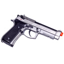 ANM CUSTOMS Cerakote KWA M9 Tactical PTP Gas Blowback Airsoft Pistol - Gun Metal Grey