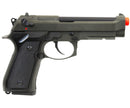 ANM CUSTOMS Cerakote KWA M9 Tactical PTP Gas Blowback Airsoft Pistol - OD Green