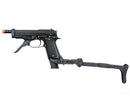 ANM CUSTOMS KWA Full Metal M93R II GBB Airsoft Pistol w/ Folding Stock
