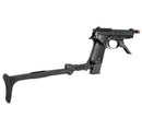 ANM CUSTOMS KWA Full Metal M93R II GBB Airsoft Pistol w/ Folding Stock