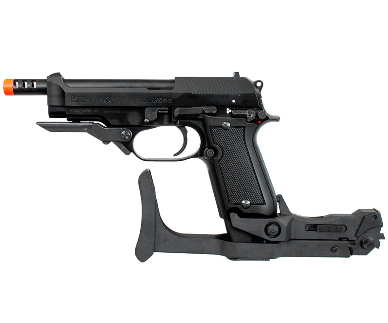 ANM CUSTOMS KWA Full Metal M93R II GBB Airsoft Pistol w/ Folding Stock