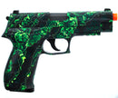 ANM Vinyl Custom  Full Metal S226 Gas Blowback Airsoft Pistol - Biohazard Reaper