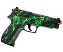 ANM Vinyl Custom  Full Metal S226 Gas Blowback Airsoft Pistol - Biohazard Reaper