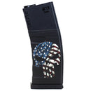 ANM Vinyl Custom GR16 120rd M4 / M16 Mid-Cap AEG Airsoft Magazine - Punisher USA