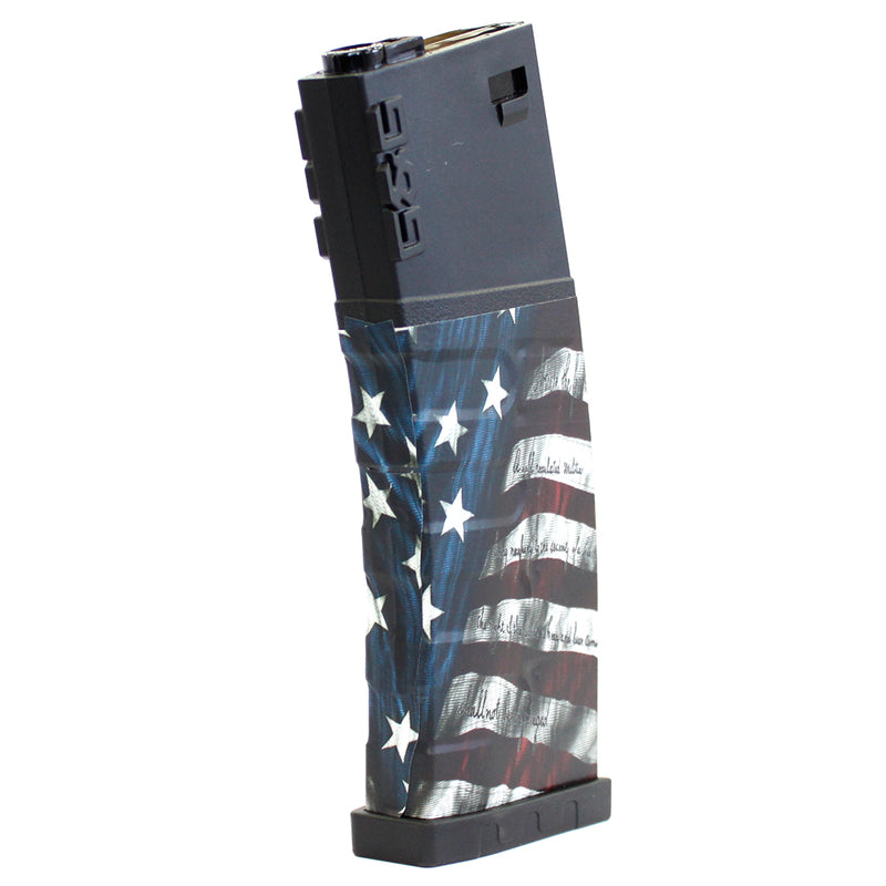 ANM Vinyl Custom GR16 120rd M4 / M16 Mid-Cap AEG Airsoft Magazine - Patriot