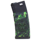 ANM Vinyl Custom K120 120rd M4 / M16 Mid-Cap AEG Airsoft Magazine - Biohazard