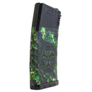 ANM Vinyl Custom K120 120rd M4 / M16 Mid-Cap AEG Airsoft Magazine - Biohazard