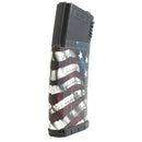 ANM Vinyl Custom K120 120rd M4 / M16 Mid-Cap AEG Airsoft Magazine - Patriot