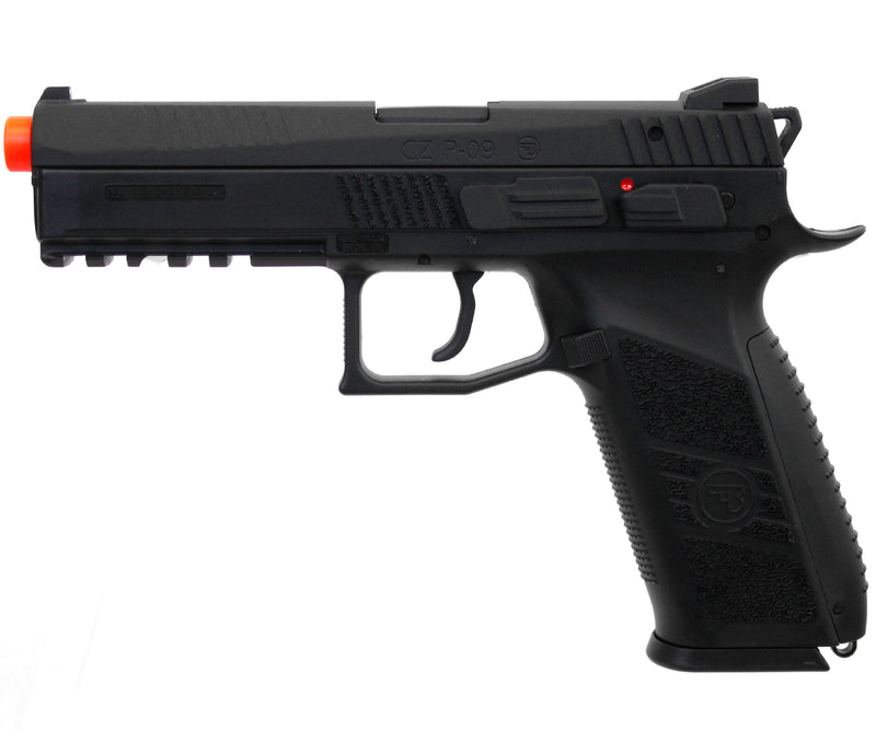 CZ Full Metal P-09 Gas Blowback Airsoft Pistol by ASG - Black / Pistol Case