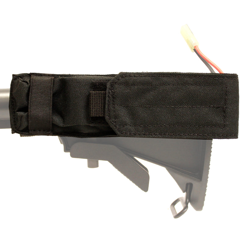 PHX Tactical External Airsoft Battery Pouch - Black