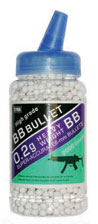 CYMA .20g 6mm Mid Grade Seamless 2000 BBs in Feeder Bottle White