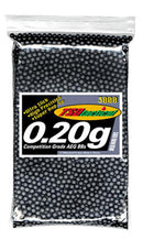 TSD Tactical .20g 6mm High Grade Seamless BBs 3000 Rounds in Bag Black