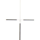 Bravo 4x32 Magnified Crosshair Scope with Mini Red Dot Sight - Tan