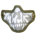 Bravo Airsoft Tactical Strike Steel Mesh Half-Face Mask