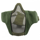 Bravo Airsoft Tactical V3 Strike Steel Padded Half-Face Mesh Mask