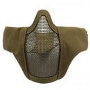 Bravo Airsoft Tactical V3 Strike Steel Padded Half-Face Mesh Mask