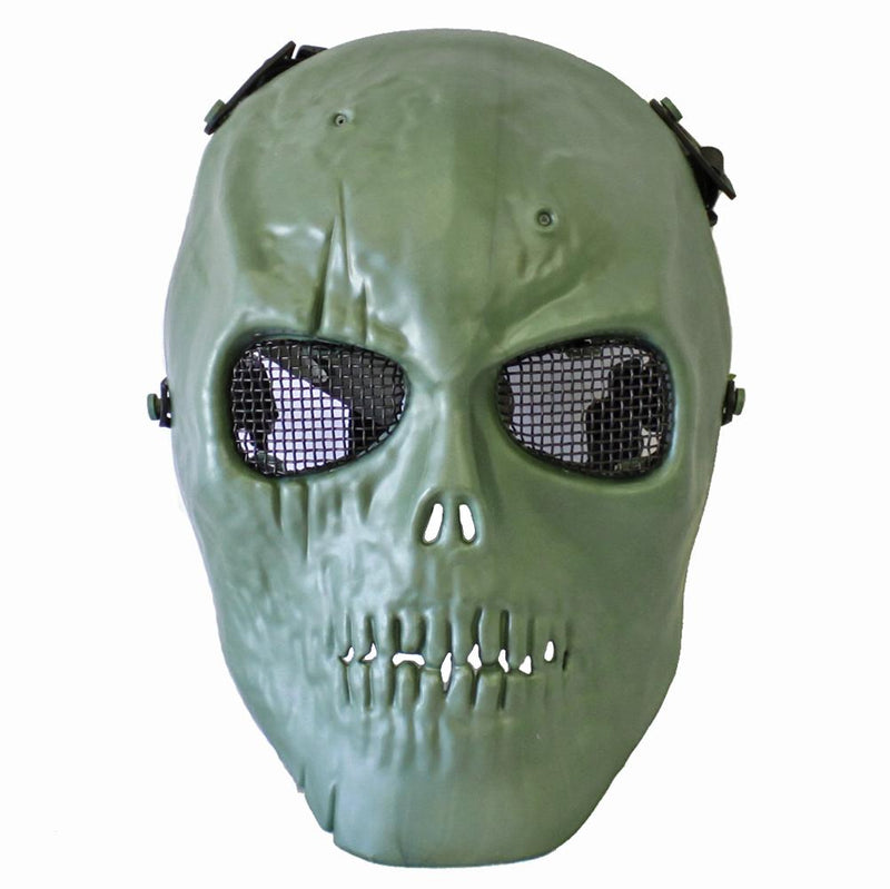 Bravo Tactical Full Face Skull Steel Mesh Airsoft Mask