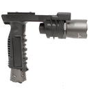 Bravo Tactical Airsoft Weapons Flashlight Vertical Grip - Black