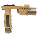 Bravo Tactical Airsoft Weapons Flashlight Vertical Grip - Tan