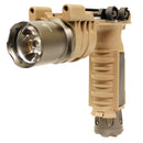 Bravo Tactical Airsoft Weapons Flashlight Vertical Grip - Tan