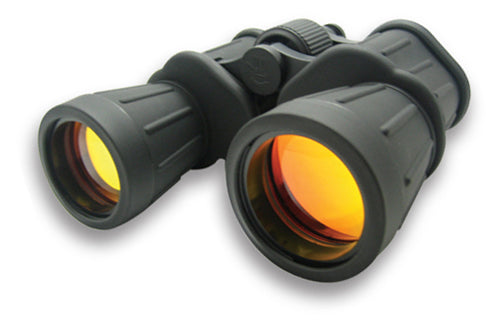 NcSTAR 10X50 Tactical Full Size Binoculars Ruby Lens and Neck Strap