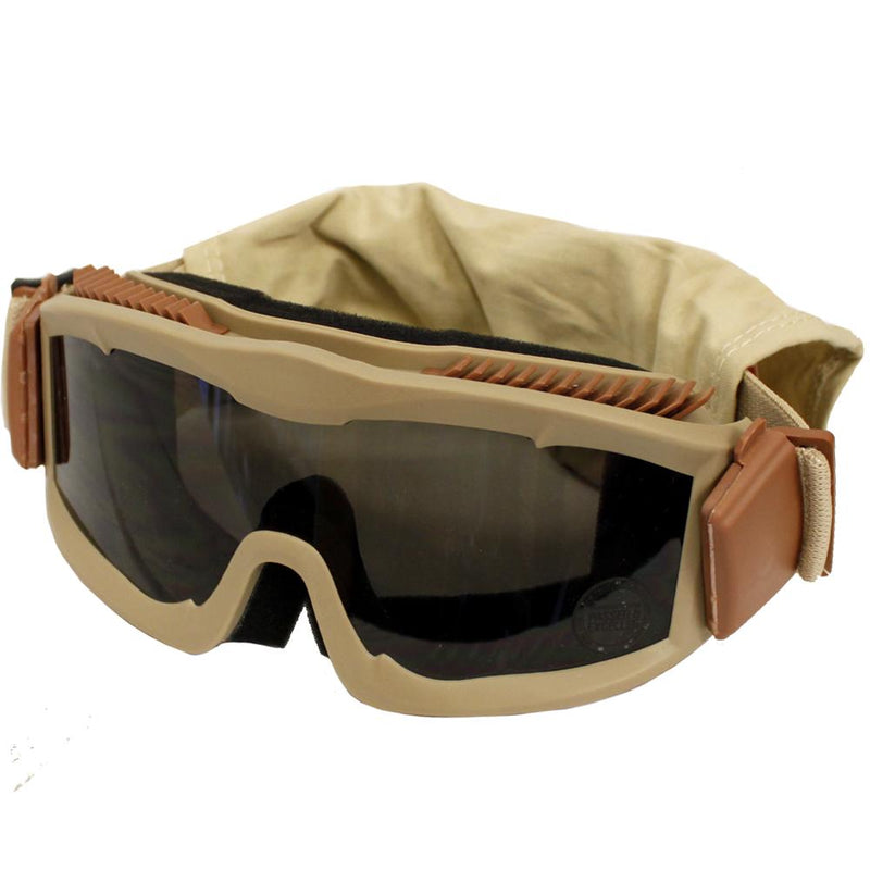Taktické brýle : Ochranné brýle AERO Series Thermal, TAN - čiré, tmavé, žluté Taktické brýle : Ochranné brýle AERO Series Thermal, TAN - čiré, tmavé, žluté