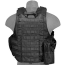 Lancer Tactical Strike Quick Release MOLLE Plate Carrier Vest w/ Pouches