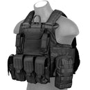 Lancer Tactical Strike Quick Release MOLLE Plate Carrier Vest w/ Pouches
