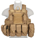Lancer Tactical Strike Quick Release MOLLE Plate Carrier Vest w/ Pouches