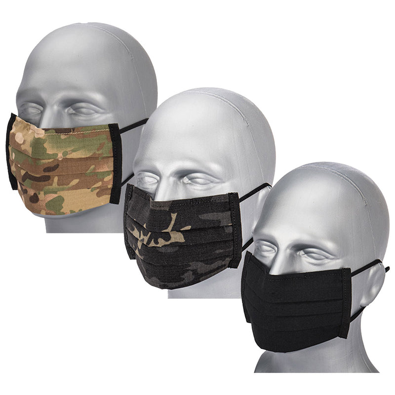 Lancer Tactical Premium Ripstop Reusable Face Mask w/ Filter Pocket