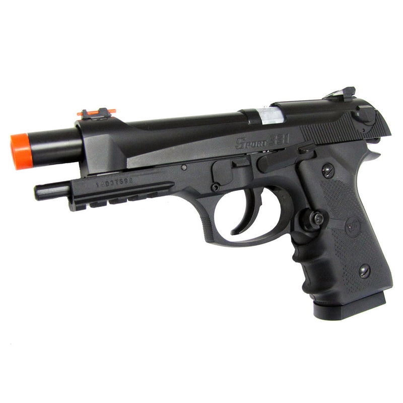 Win Gun M9 Elite 331 Half-Blowback Airsoft Pistol w/ Metal Slide