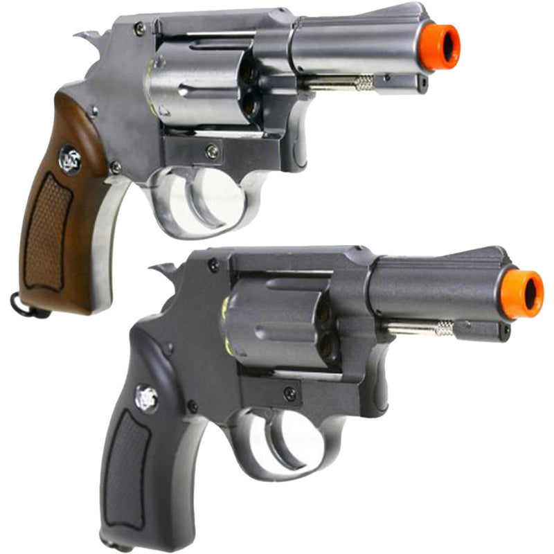 Wingun M36 CO2 Full Metal Revolver, Silver - Airsoft Extreme
