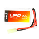 Echo1 7.4v 1600 mAH 30C PEQ-15 Type Rechargeable LIPO Airsoft Gun Battery