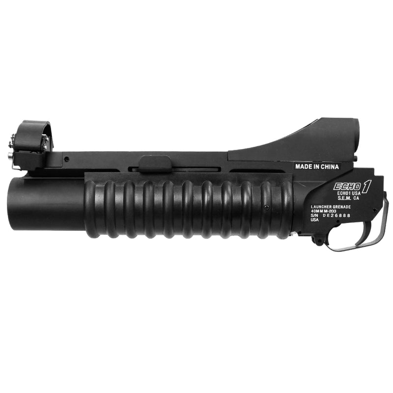 Echo1 Full Metal 40mm M203 Grenade Launcher for M4 / M16 Airsoft Guns - Short