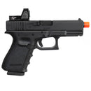 ANM CUSTOMS Elite Force GLOCK 19 Gen 3 GBB Airsoft Pistol w/ Micro Red Dot Sight