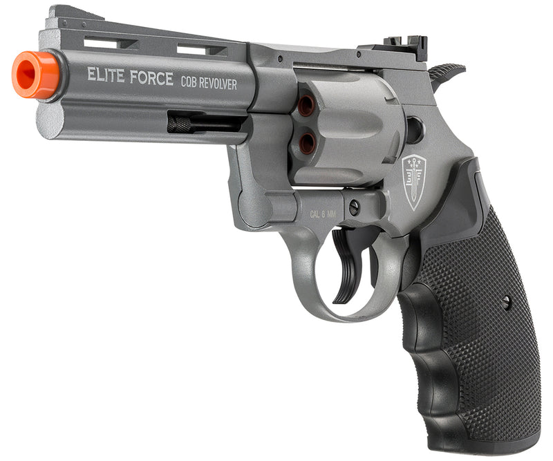 Elite Force Full Metal 4" Co2 Powered Airsoft CQB Revolver - Gun Metal Gray