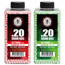 G&G 2700rd Competition Grade 6mm Airsoft Tracer BBs
