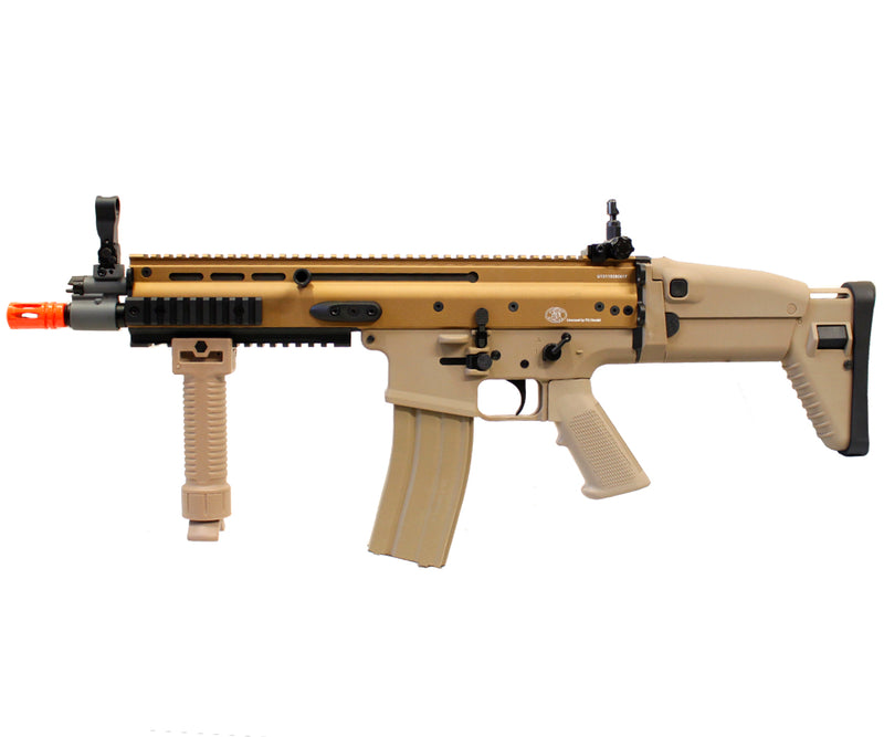 G&G FN Herstal Full Metal SCAR-L MK16 CQC Airsoft Gun AEG - Tan